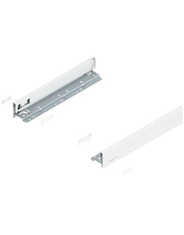 Bild LEGRABOX Zarge, Höhe N (66.5 mm), NL=400 mm, links/rechts, für LEGRABOX pure, seidenweiss matt - Blum-0
