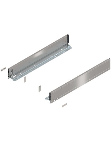 Bild LEGRABOX Zarge, Höhe M (90.5 mm), NL=600 mm, links/rechts, für LEGRABOX pure, inox-gebür.-lackiert - Blum-0