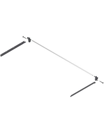 Bild TANDEMBOX Seitenstabilisierung (nach oben aufbauend), NL=450 mm, KB=1200 mm, Vollauszug, Schubkasten/Frontauszug, R7037 staubgrau - Blum-0