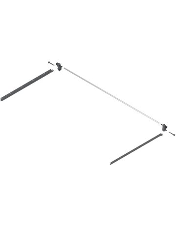 Bild TANDEMBOX Seitenstabilisierung (nach oben aufbauend), NL=600 mm, KB=1200 mm, Vollauszug, Schubkasten/Frontauszug, R7037 staubgrau - Blum-0