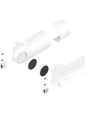 Bild Aventos HL Abdeckkappen weiß inkl. Servo-Drive-Schalter - Blum-0