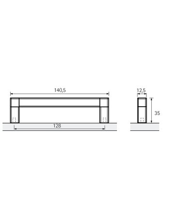 Bild MB-Griff,B12,5x128mm,H35mm,Zinkdruckguss CADRO 9298817,edelstahloptik geb. - Hettich-8