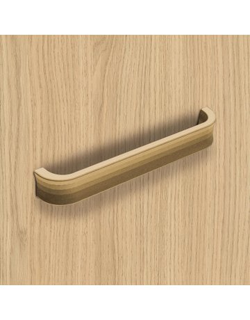 Bild MB-Griff,B25x160mm,H23,5mm,Zink Andria 9348624,messingoptik antik - Hettich-6