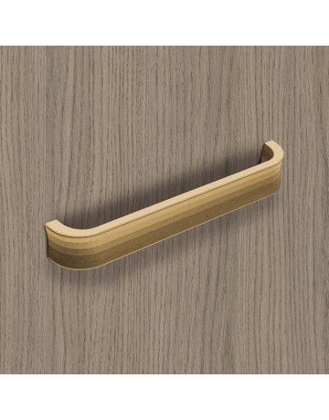 Bild MB-Griff,B25x160mm,H23,5mm,Zink Andria 9348624,messingoptik antik - Hettich-7