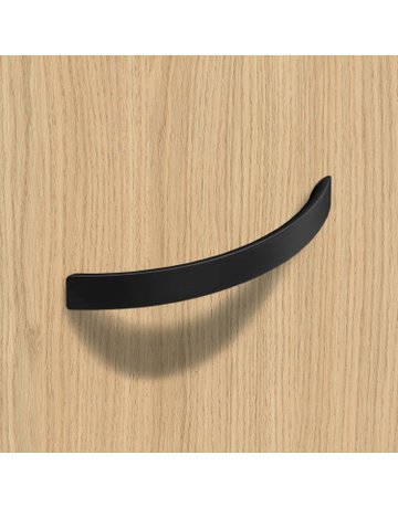 Bild MB-Rundbogengriff,B15x128mm,H32mm,Zink Balmo 9347579,schwarz - Hettich-6