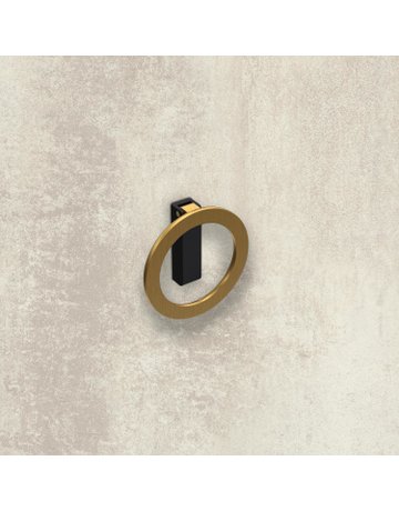 Bild MB-Griff,Ø64x32mm,H16,5mm,Zink Campli 9348210,schwarz goldoptik - Hettich-2