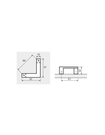 Bild MB-Griff,B57x64mm,H22mm,Zink Livorno 9348212,schwarz - Hettich-8