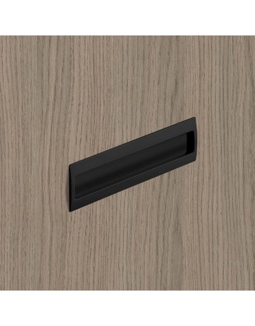 Bild MB-Muschelgriff,eck., B 54 x L 180mm Misnia 9345414,zum Einlassen,schwarz - Hettich-7