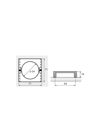 Bild MB-Griff,B71x64mm,H18mm,Zink Torlano 9348234,weiß - Hettich-8