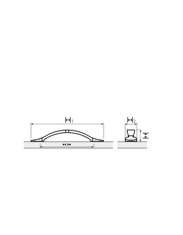 Bild MB-Griff,B26x96mm,H26mm,Zink Tribano 9348242,messingoptik antik - Hettich-8