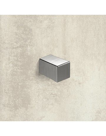 Bild Knopf Cadria, L 18 mm, B 18 mm, H 27 mm, Edelstahl Optik gebürstet - Hettich-2