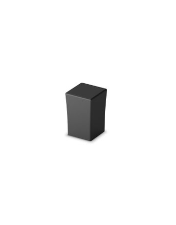 Bild Knopf Cadria, L 18 mm, B 18 mm, H 27 mm, Schwarz matt - Hettich-0