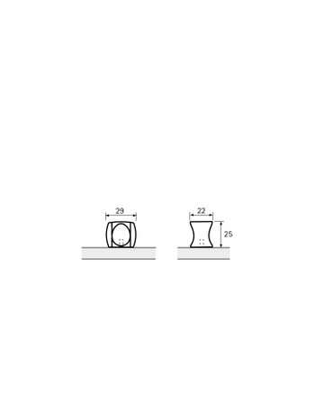 Bild MB-Knopf,Zink Bonea 9348283,schwarz - Hettich-8