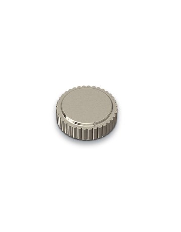 Bild MB-Knopf,Ø43,5mm,Zink Varano 9348289,edelstahloptik - Hettich-0