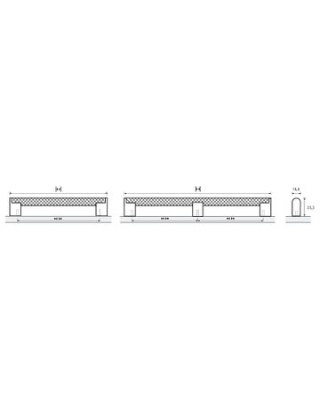 Bild MB-Griff,B14,6x448mm,H35,3mm Varna 9332355,Aluminium,schwarz - Hettich-8