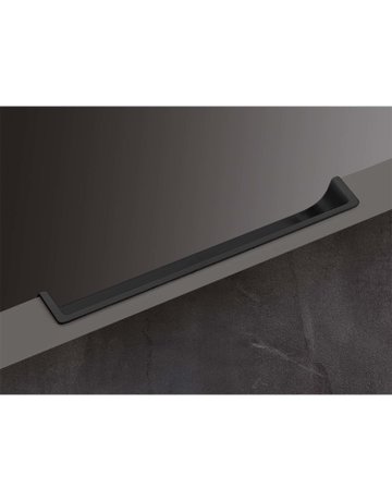 Bild MB-Griffleiste,L134mm Genzone 9347581,Zink, schwarz matt - Hettich-1