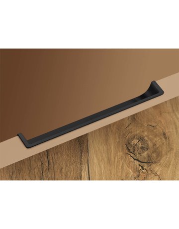 Bild MB-Griffleiste,L134mm Genzone 9347581,Zink, schwarz matt - Hettich-5