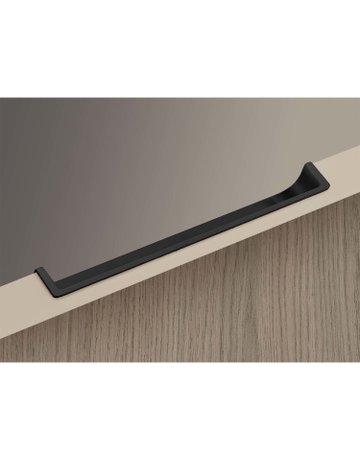 Bild MB-Griffleiste,L134mm Genzone 9347581,Zink, schwarz matt - Hettich-7