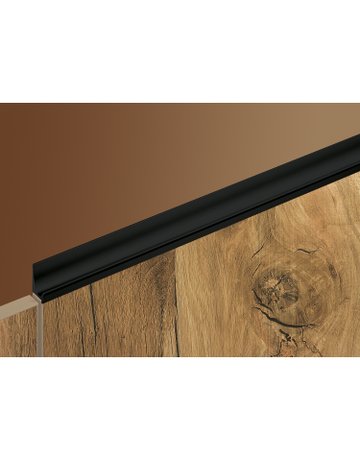 Bild MB-Griffleiste,mit Harpunensteg,L2000mm Lutetia 9341119,Aluminium, schwarz matt - Hettich-1