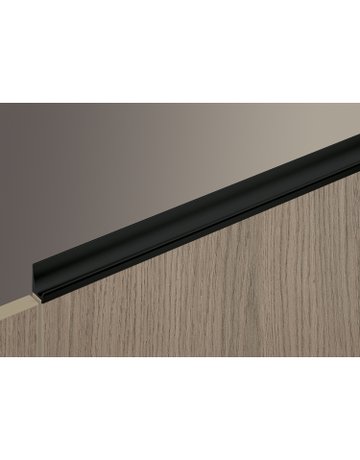 Bild MB-Griffleiste,mit Harpunensteg,L2000mm Lutetia 9341119,Aluminium, schwarz matt - Hettich-3