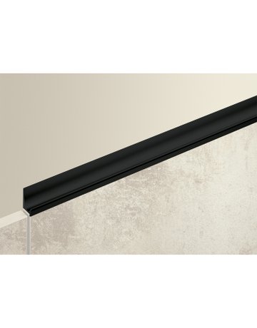 Bild MB-Griffleiste,mit Harpunensteg,L2000mm Lutetia 9341119,Aluminium, schwarz matt - Hettich-7