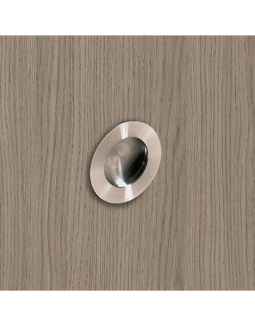 Bild Möbel- Muschelgriff, Aboa, 9070138, Durchmesser 65mm, Höhe 14mm, rund, edelstahl - Hettich-7