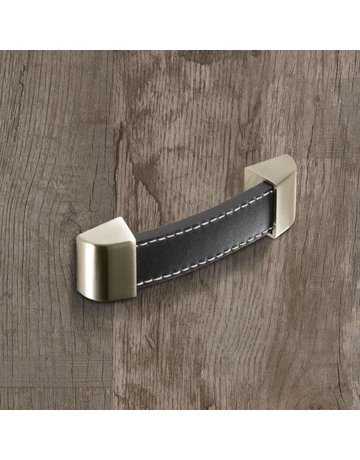 Bild MB-Griff,B25x128mm,H17mm Agliano 9113454,Leder braun - Hettich-3