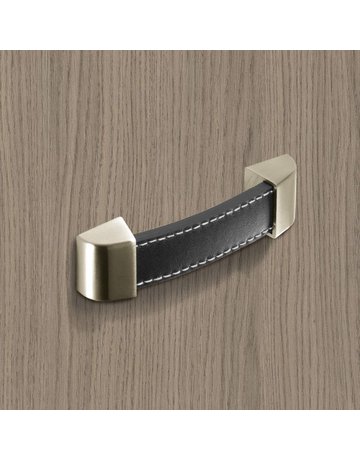 Bild MB-Griff,B25x128mm,H17mm Agliano 9113454,Leder braun - Hettich-7