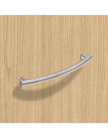 Bild MB-Griff,B8x96mm,H28mm,Zink Bathia 9070493,edelstahloptik geb. - Hettich-6