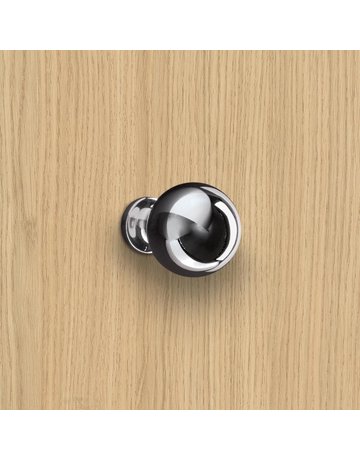 Bild Möbel- Knopf, Bona, 9070520, Durchmesser 30mm, Höhe 41mm, Zink glanz verchromt - Hettich-6