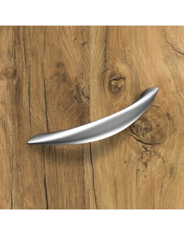 Bild MB-Griff,B19x128mm,H30mm,Zink Carvo 9112623,edelstahloptik geb. - Hettich-5