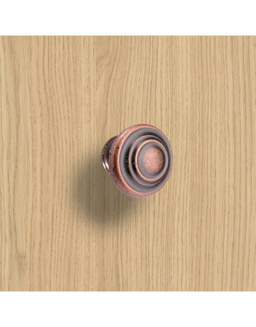 Bild Möbel- Knopf, Essa, 9113223, Durchmesser 32mm, Höhe 25mm, Zink, kupferoptik antik - Hettich-6
