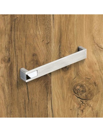 Bild MB-Griff,B25x192mm,H26mm,Zink Intra 9105735,edelstahloptik gl. verchromt - Hettich-5