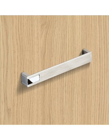 Bild MB-Griff,B25x192mm,H26mm,Zink Intra 9105735,edelstahloptik gl. verchromt - Hettich-6