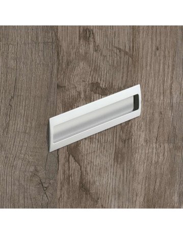 Bild MB-Muschelgriff,eck., B 54 x L 116mm Misnia 115181,z.Einlass.,aluminiumoptik - Hettich-3