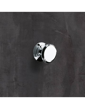 Bild Möbel- Knopf, Sala, 9071110, Durchmesser 25mm, Höhe 20mm, Messing glanz verchromt - Hettich-1