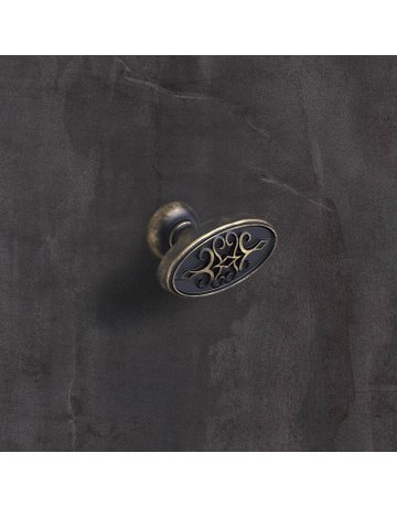 Bild Möbel- Knopf, Sertao, 9208065, Breite 23mm, Länge 45mm, Höhe 28mm, Zink, messingoptik antik - Hettich-1
