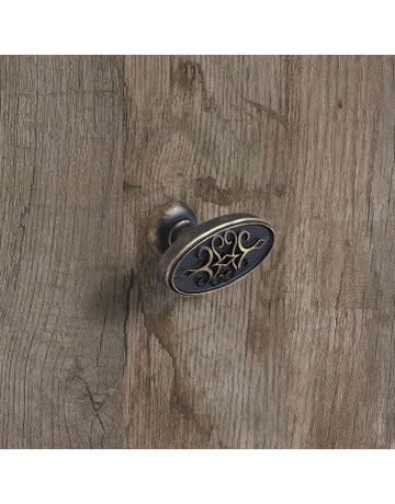 Bild Möbel- Knopf, Sertao, 9208065, Breite 23mm, Länge 45mm, Höhe 28mm, Zink, messingoptik antik - Hettich-3
