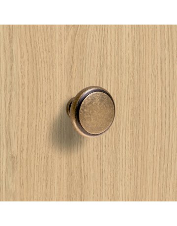 Bild Möbel- Knopf, Solva, 9113286, Durchmesser 30mm, Höhe 23mm, Messing, messingoptik antik - Hettich-6