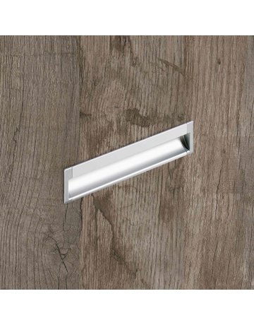 Bild Griffleiste- Endstück, Set, Spira, 115298, zum Einfräsen, Zink aluminiumoptik - Hettich-5