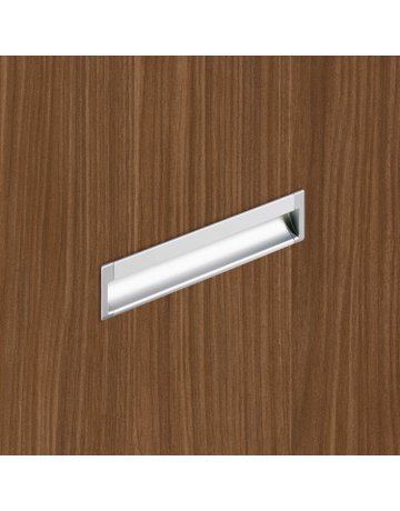 Bild Griffleiste- Endstück, Set, Spira, 115298, zum Einfräsen, Zink aluminiumoptik - Hettich-6