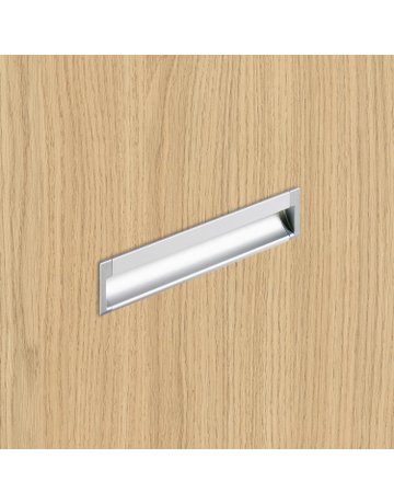 Bild Griffleiste- Endstück, Set, Spira, 115298, zum Einfräsen, Zink aluminiumoptik - Hettich-8
