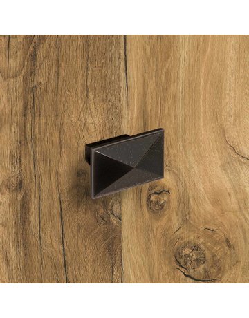 Bild Möbel- Knopf, Tarraco, 9206138, Breite 30mm, Länge 49mm, Höhe 28mm, Zink, schwarz matt - Hettich-5