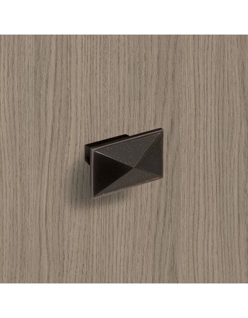 Bild Möbel- Knopf, Tarraco, 9206138, Breite 30mm, Länge 49mm, Höhe 28mm, Zink, schwarz matt - Hettich-7