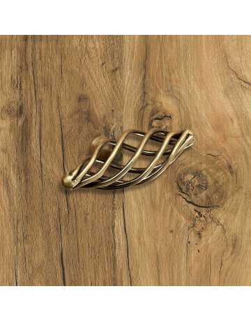 Bild Möbel- Knopf, Valentia, 9070513, Breite 77mm, Höhe 37mm, Stahl, messingoptik antik - Hettich-5