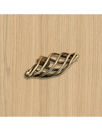 Bild Möbel- Knopf, Valentia, 9070513, Breite 77mm, Höhe 37mm, Stahl, messingoptik antik - Hettich-6