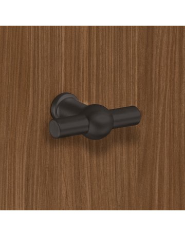 Bild Möbel- Knopf, Altedo, 9265886, Länge 50mm, Höhe 37mm, Zink, schwarz matt - Hettich-4
