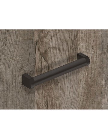 Bild MB-Griff,B26x192mm,H45mm,Edelstahl Como 9264072,schwarz ma - Hettich-3