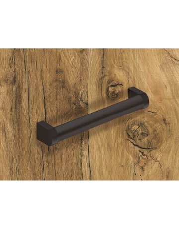 Bild MB-Griff,B26x192mm,H45mm,Edelstahl Como 9264072,schwarz ma - Hettich-5