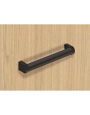Bild MB-Griff,B26x192mm,H45mm,Edelstahl Como 9264072,schwarz ma - Hettich-6